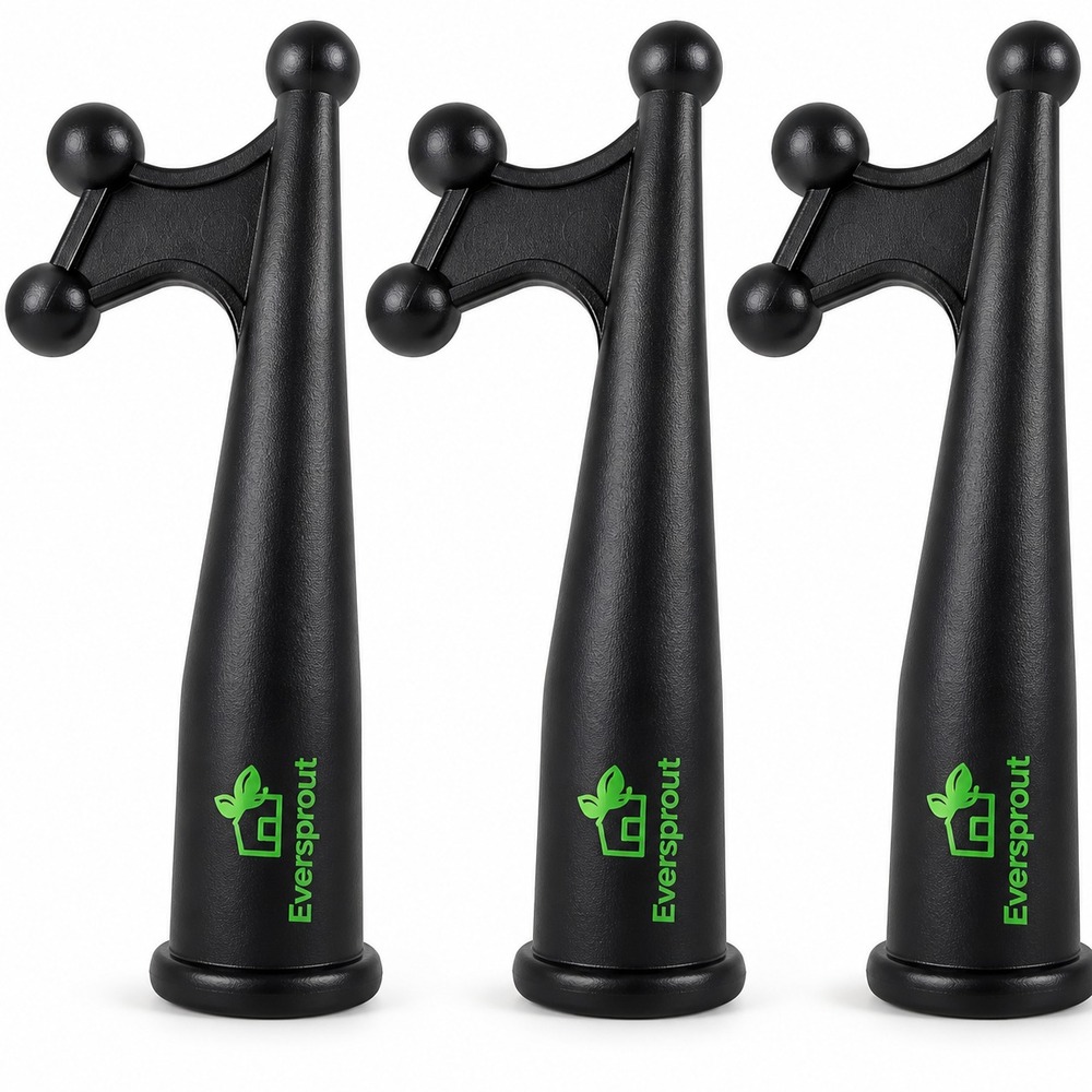 3 Eversprout Boat Hook Attachments, all new/unused. Handle only 3/4 Thread Acme